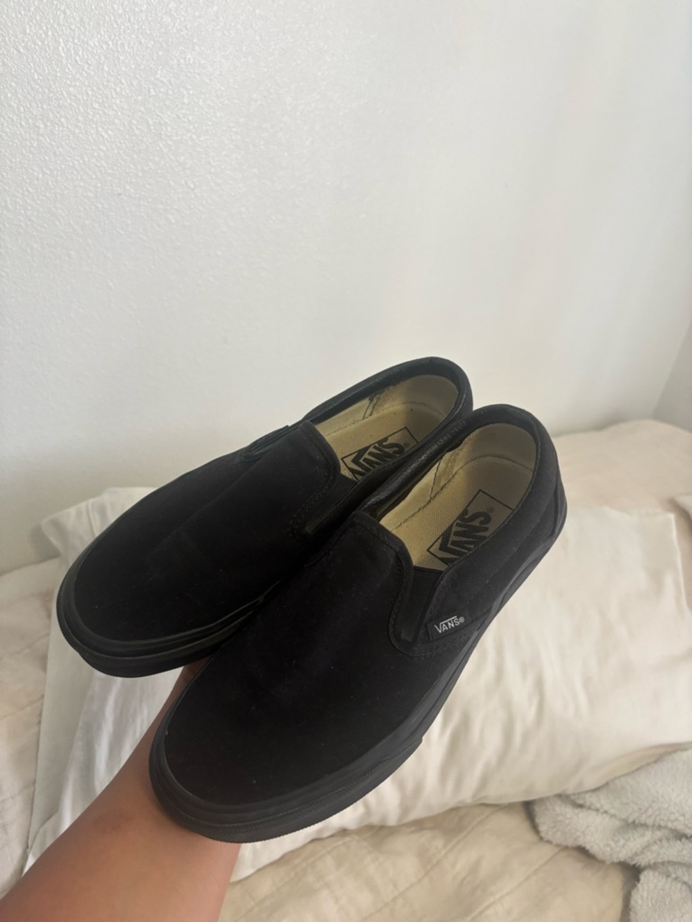 Vans Slip-On Loafers in Black WOMENS 7.5